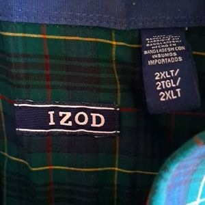 IZOD BUTTON DOWN 2XLT